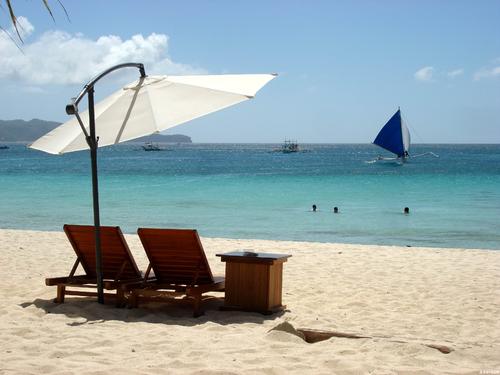 描述海滩的美丽句子