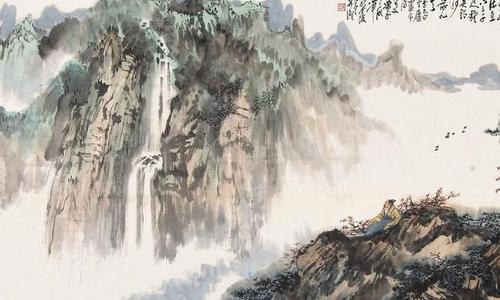 望麓山瀑布古诗_望麓山瀑布李白