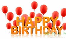 生日快乐英文祝福语