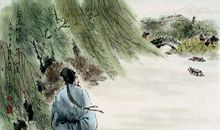 吴文英：八声甘州·灵岩陪庾幕诸公游