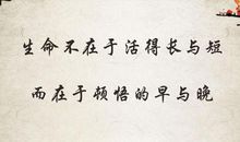 关于人生的感悟句子