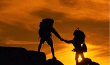 我的人生中从来就没有走过什么崎岖的道路