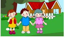 小学生手拉手作文