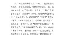 亲情最珍贵作文600字