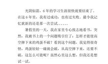 我的一次科学尝试作文500字