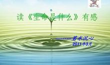 水与生命读后感