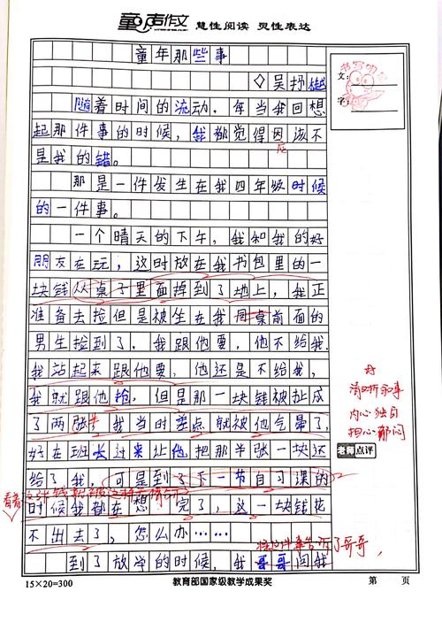 我的小秘密作文800字