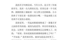 我的自画像300字