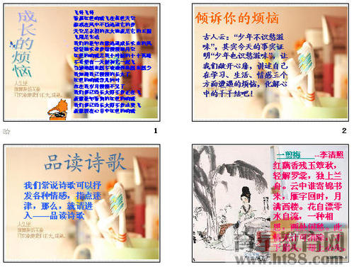 难忘的初中生活构成