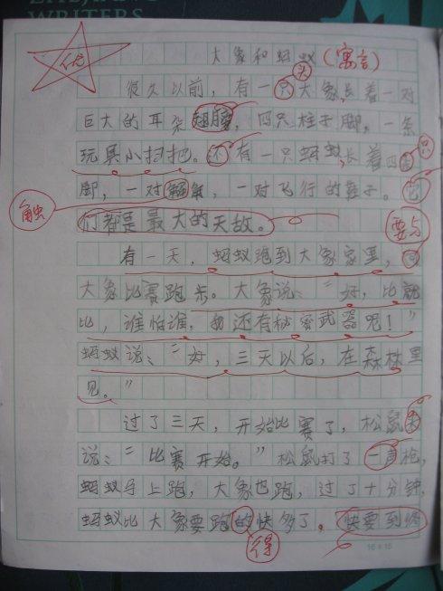 我最喜欢的动物组成