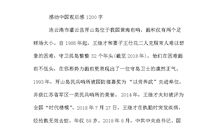 感动中国观后感