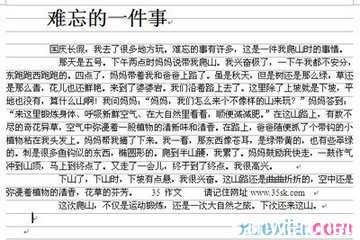 令人难忘的东西