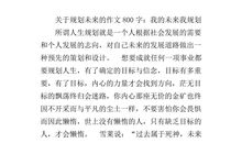 我的未来作文400字