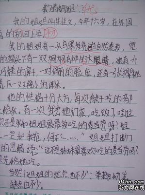 我是90年代后的300个单词的作文