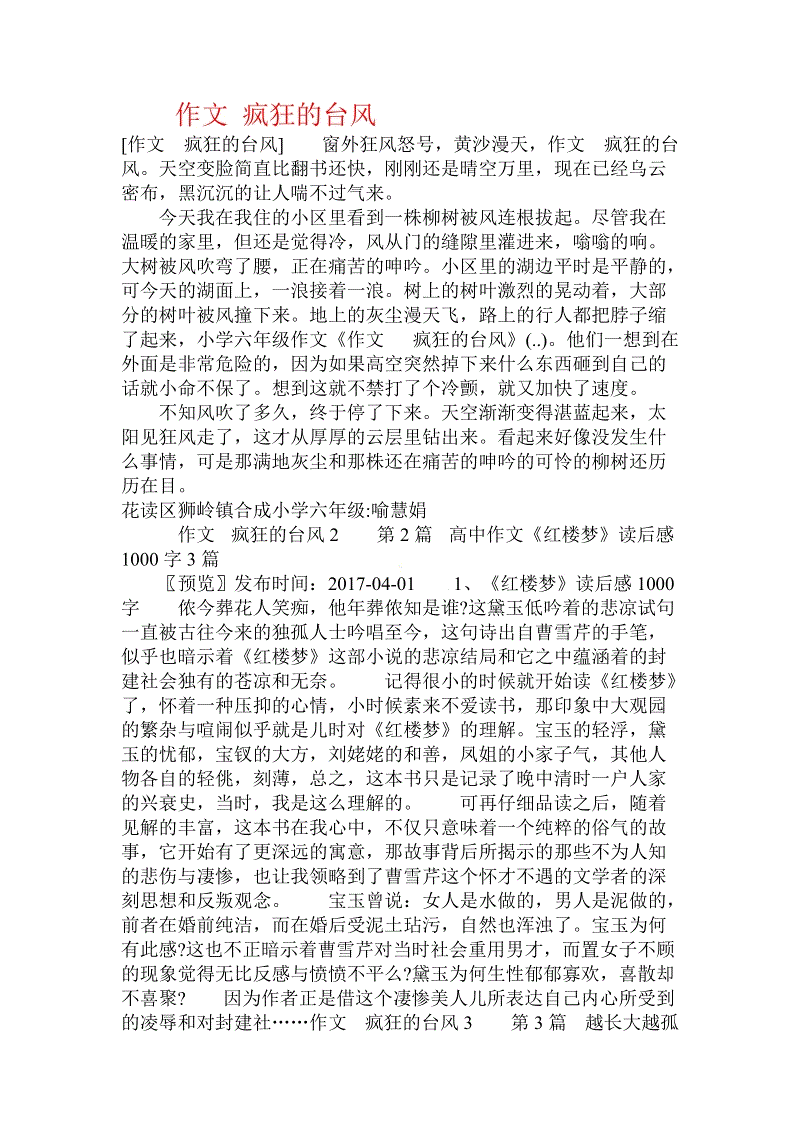 描述台风的成分