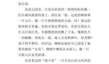 秋天的公园作文600字