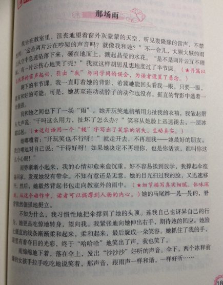 雨的叙述构图300字