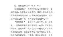 你就在我身边作文