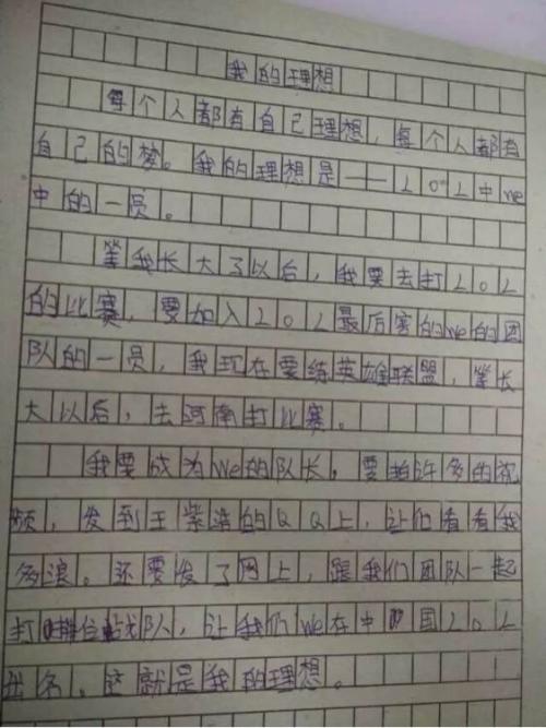 我的理想作文450字