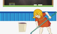 打扫教室作文300字