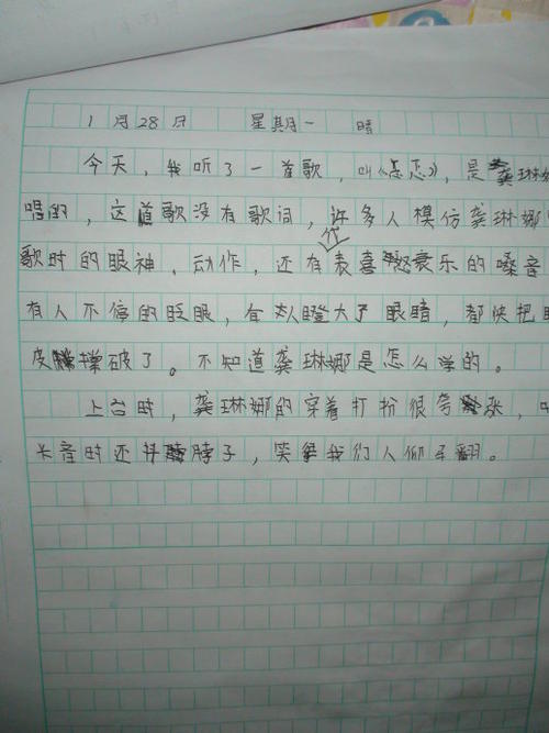 小学四年级寒假笔记