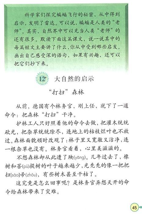 大自然的灵感作文四年级