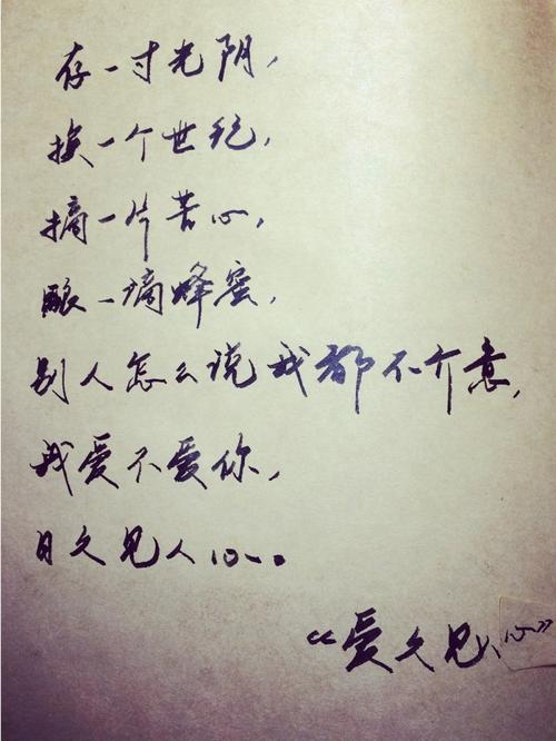 梁静茹的经典语录