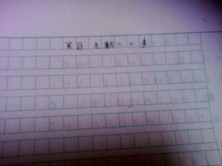 学校生活两三件事组成