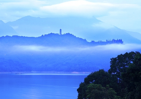 台湾日月潭组成