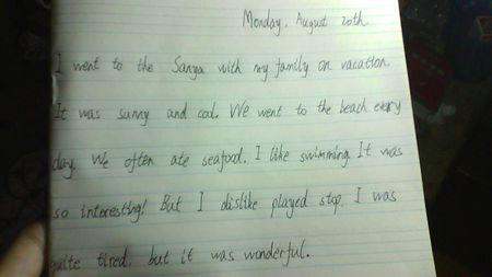 暑假计划英语作文