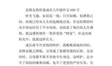 今日我当家作文600字