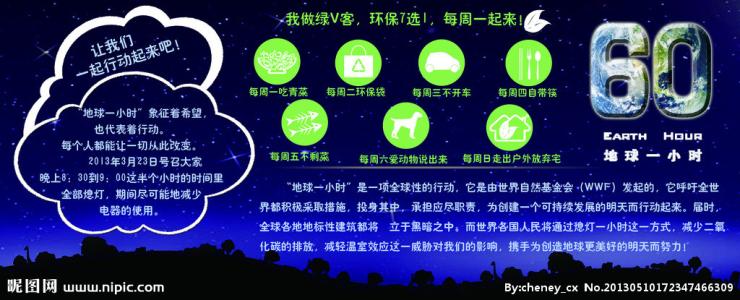 地球一小时演讲