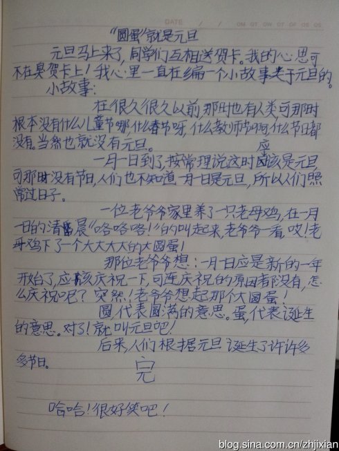 元旦笔记组成300字
