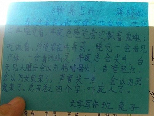 谈中文学习后的感受