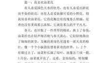 关于花的作文