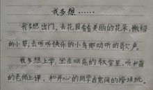 小学四年级作文老师我想对你说