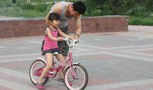 我终于学会了骑自行车