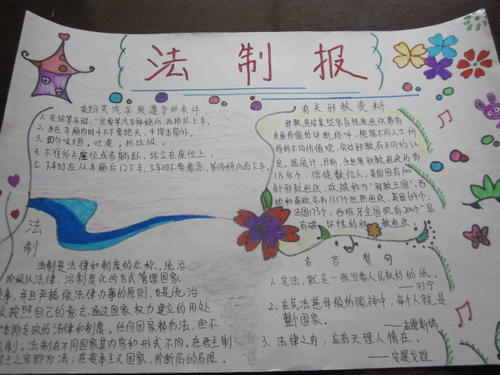 小学生法制教育印象