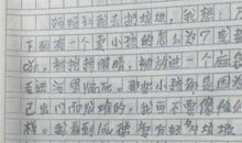 妈妈笑了作文250字