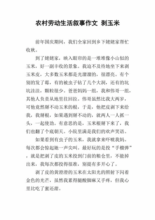 小组生活的构图