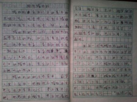 老师改变了我的作文