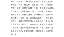 作文那一次我真感动