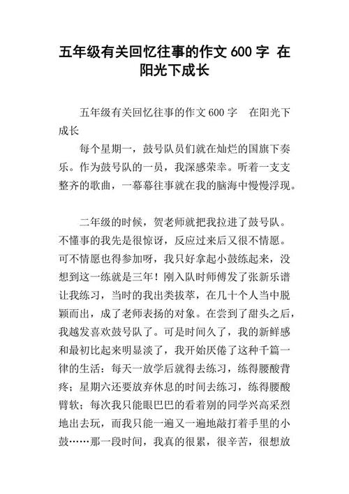 收集阳光作文600字