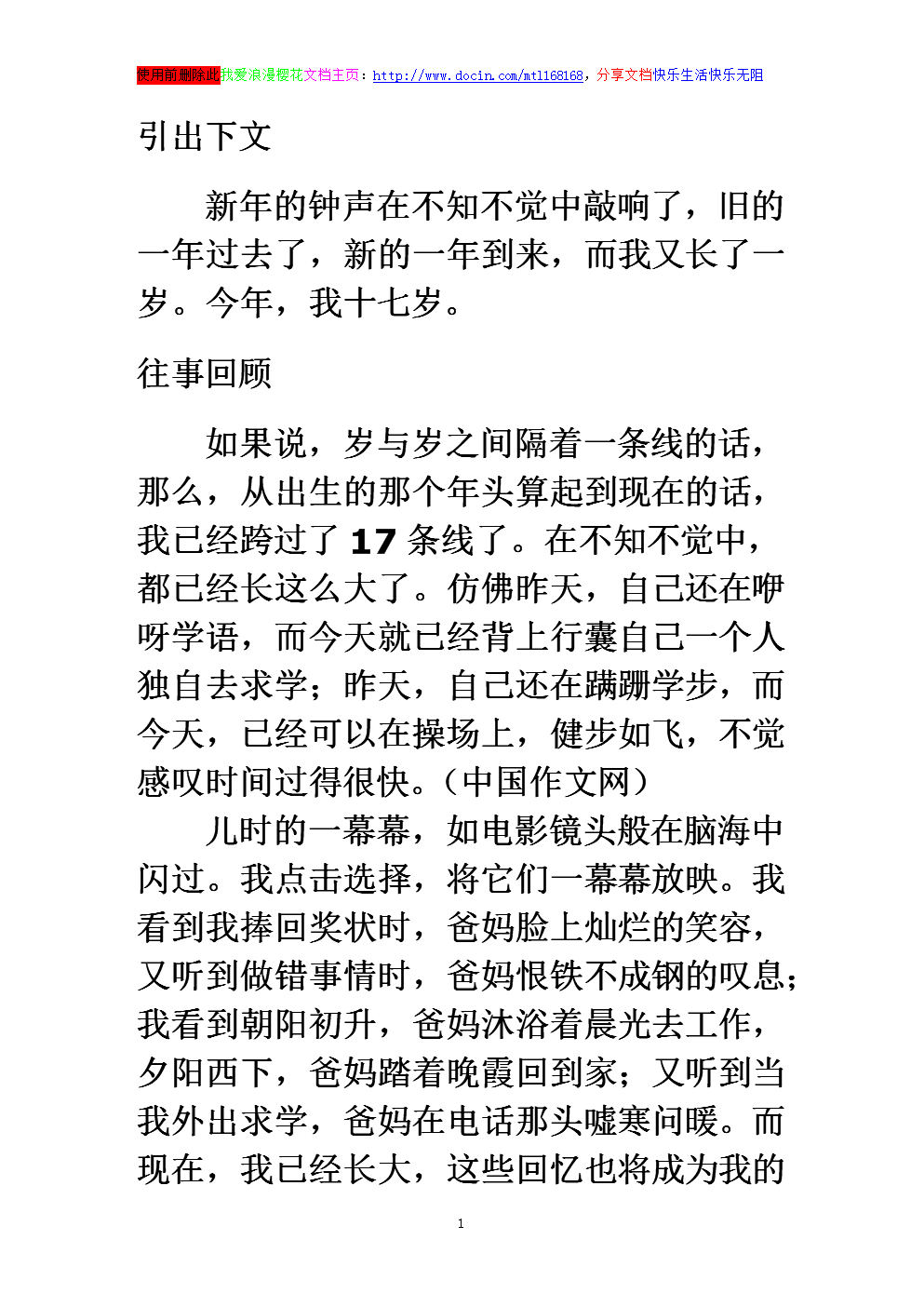 高中寒假作文800字