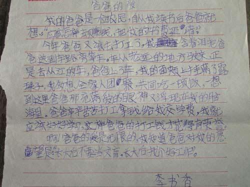 我的第一篇作品有500个字