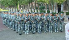 初中生军训作文