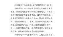 保护环境的作文700字