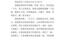作文我的同学
