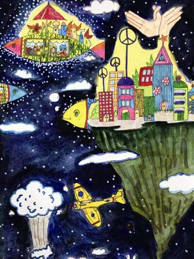 时空穿梭想象构图