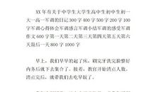 初中军训作文600字